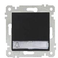 RİTA MEK TUŞ IŞIKLI ZİL ETİK. ÇAĞIRMA(12V)(VİDALI) 1